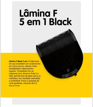 Lamina de Tosa Forpets Preta 986F